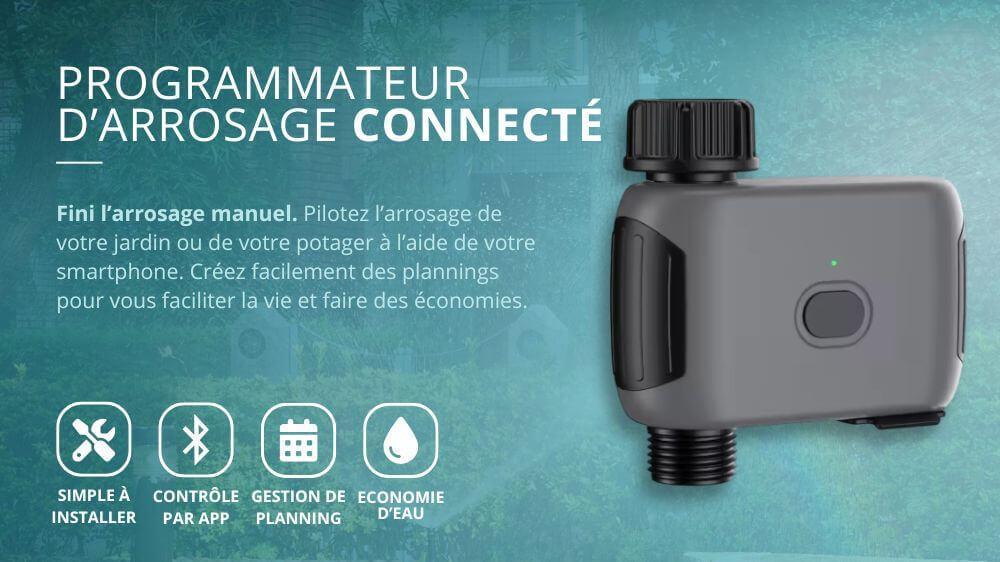 Programmateur d'arrosage connect&eacute; Bluetooth