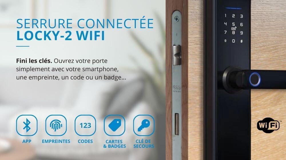 Serrure connectée électronique LOCKY-2 WIFI