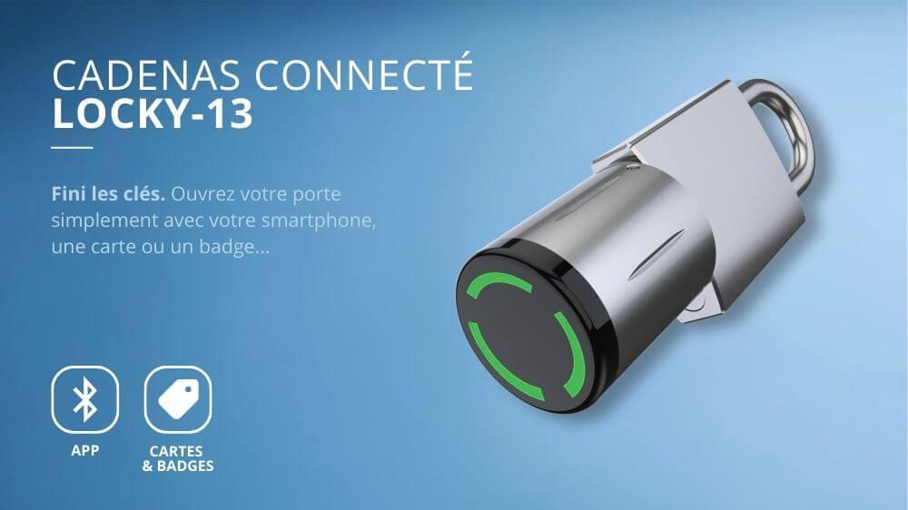 Cadenas connect&eacute; &eacute;lectronique LOCKY-13