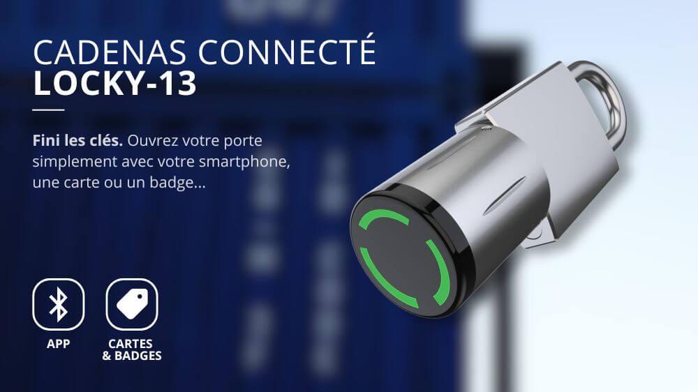 Cadenas connect&eacute; &eacute;lectronique LOCKY-13