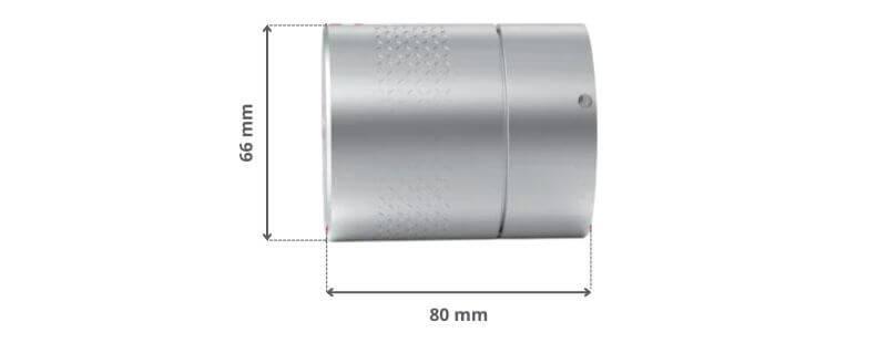 Dimensions de la serrure &eacute;lectronique LOCKY-4 Smart Lock Pro