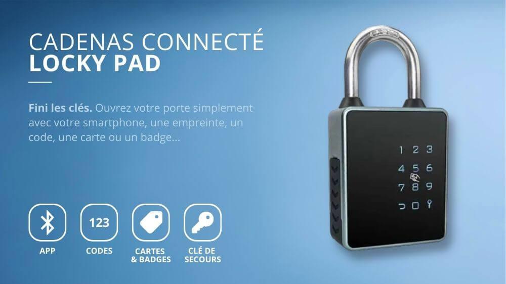 Cadenas connecté électronique LOCKY PAD